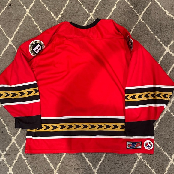 Binghamton Senators SP Hockey Jersey Size XL AHL Red Made in Canada No Name - Picture 3 of 4